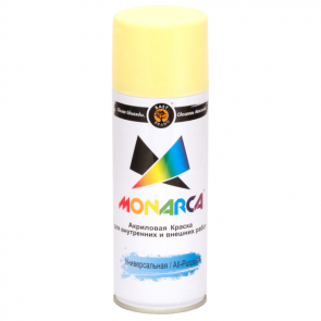 Краска аэрозольная MONARCA, RAL1014 слоновая кость
