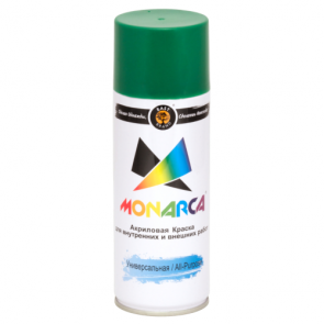Краска аэрозольная MONARCA, RAL6002 зеленый лист