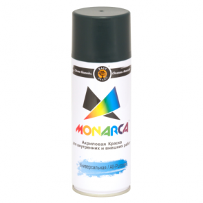 Краска аэрозольная MONARCA, RAL6005 зеленый мох