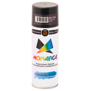 Краска аэрозольная MONARCA, RAL7024 серый графит