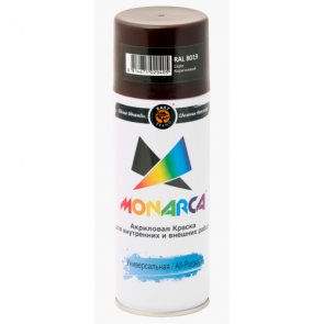 Краска аэрозольная MONARCA, RAL8019 серо-коричневый