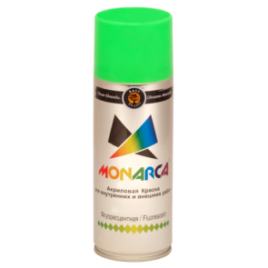 Краска аэрозольная флуоресцентная MONARCA, зеленый