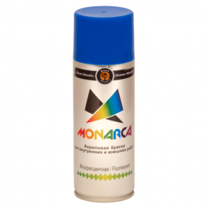 Краска аэрозольная флуоресцентная MONARCA, синий