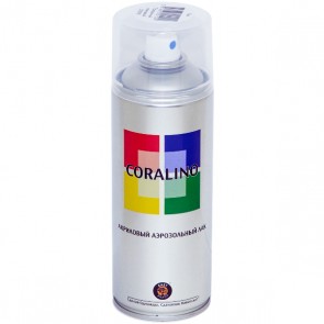 Лак аэрозольный CORALINO, глянцевый