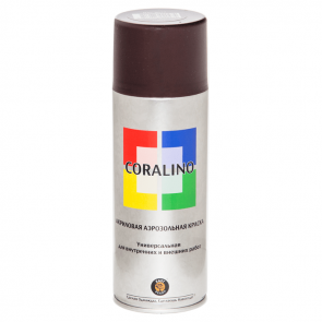 Краска аэрозольная Coralino, 200 г., RAL8017 (Шоколадно-Коричневый)