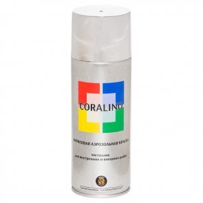 Краска аэрозольная Coralino, 200 г., 30187 (Яркое Золото)