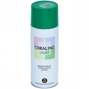 Краска аэрозольная декоративная CORALINO LIGHT, весенняя зелень